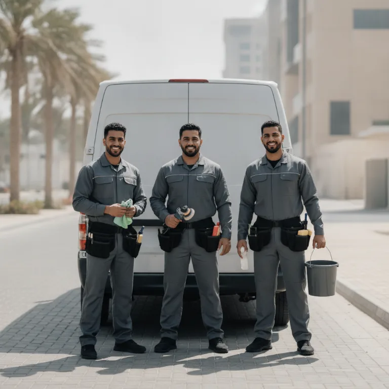 تلميع سيارات فريق في الصجعة